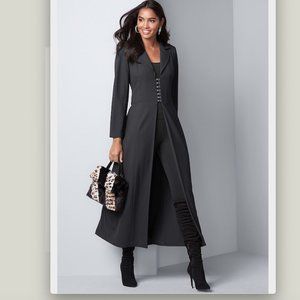 Venus Corset Detail Long Jacket *